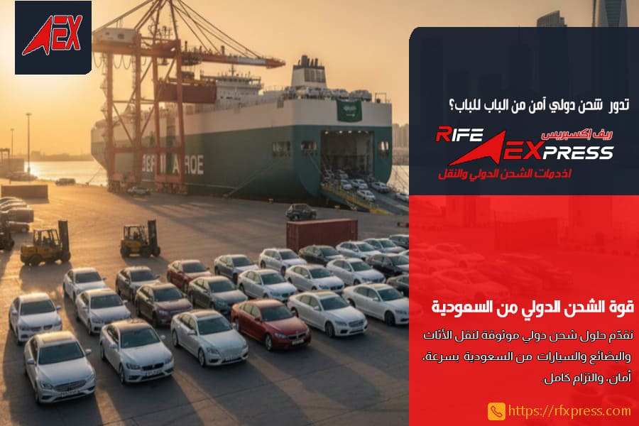 دليل شحن السيارات من السعودية للخارج